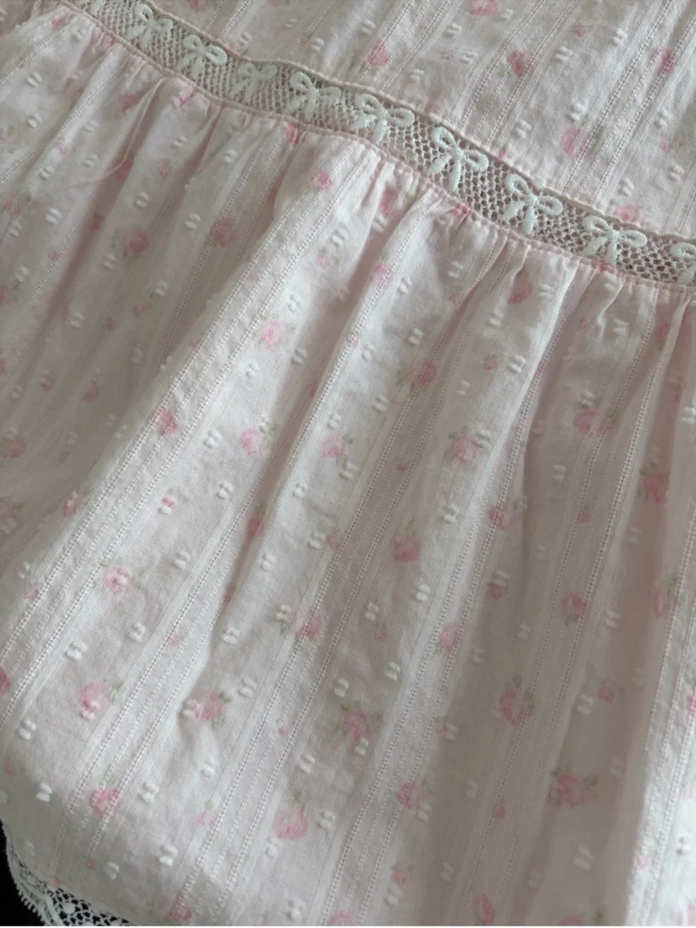 NWT Love Shack Fancy x Target Girls’ Isla Blooming Pink Tiered Maxi Skirt Sz 10